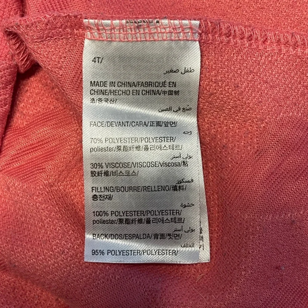 Epic Threads Girls Coral‎ Heart Textured A-Line Dress Size 4T